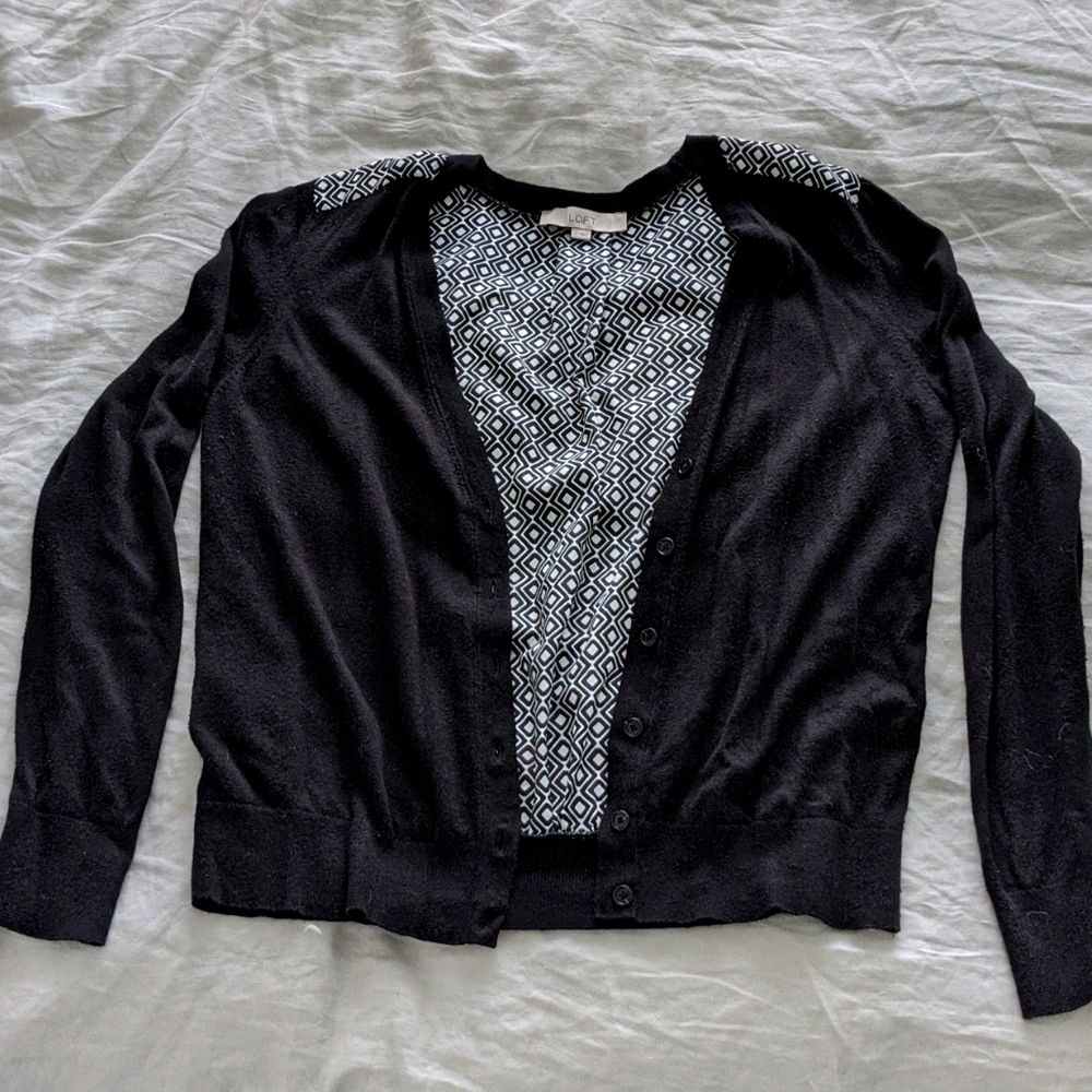Geometric cardigan